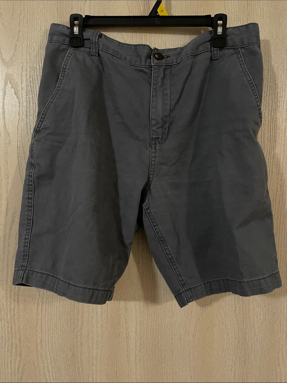 Faded Glory Men's Flat-Front Charcoal Gray Shorts